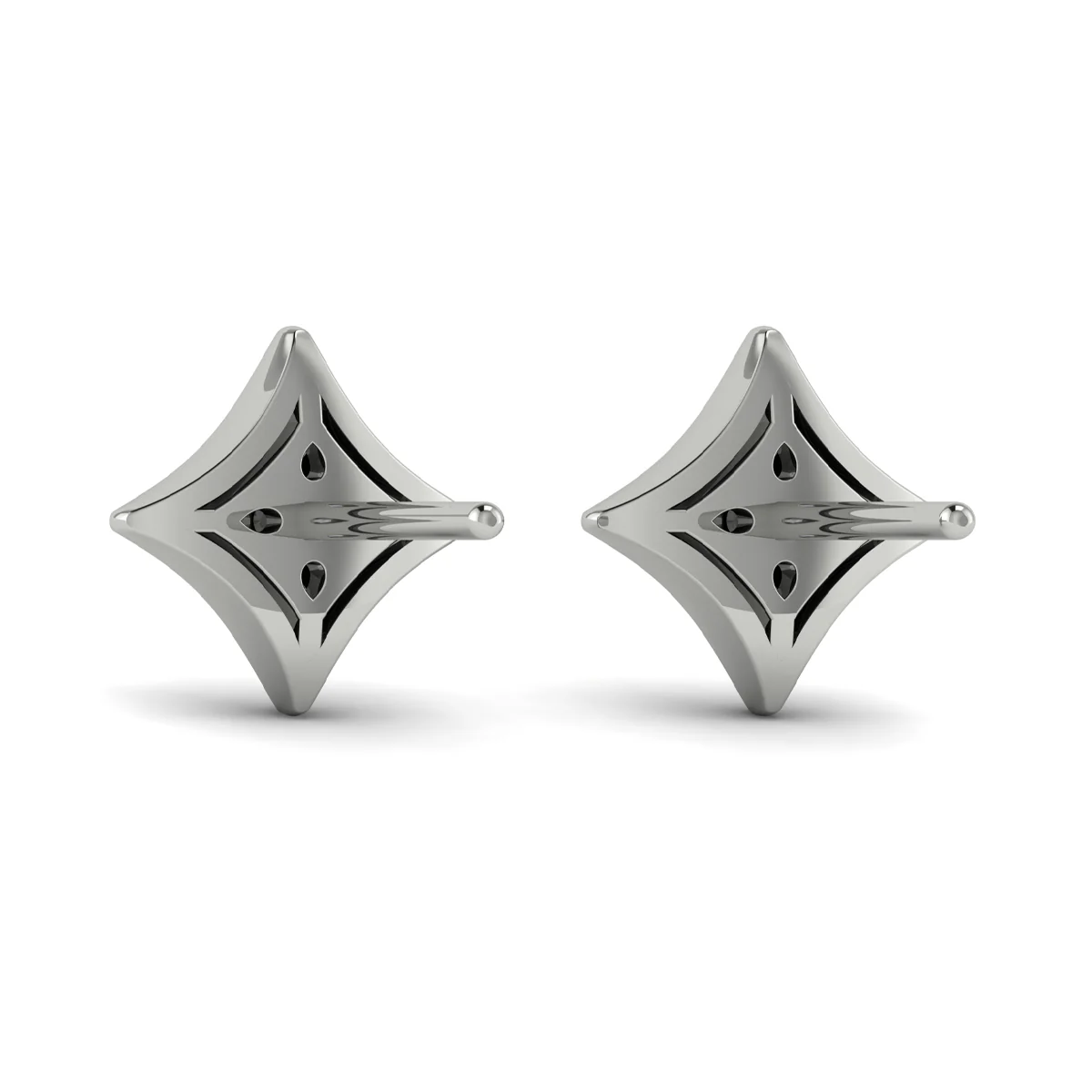 Vlora Estrella 14K Diamond Star Stud Earrings (Diamond 0.18CTW) - Image 5