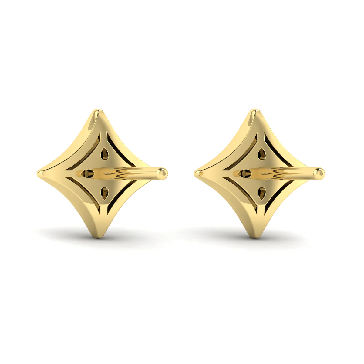 Vlora Estrella 14K Diamond Star Stud Earrings (Diamond 0.18CTW) - Image 8
