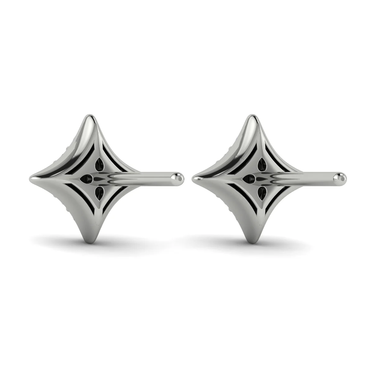 Vlora Estrella 14K Diamond Cluster Star Stud Earrings (Diamond 0.29CTW) - Image 5