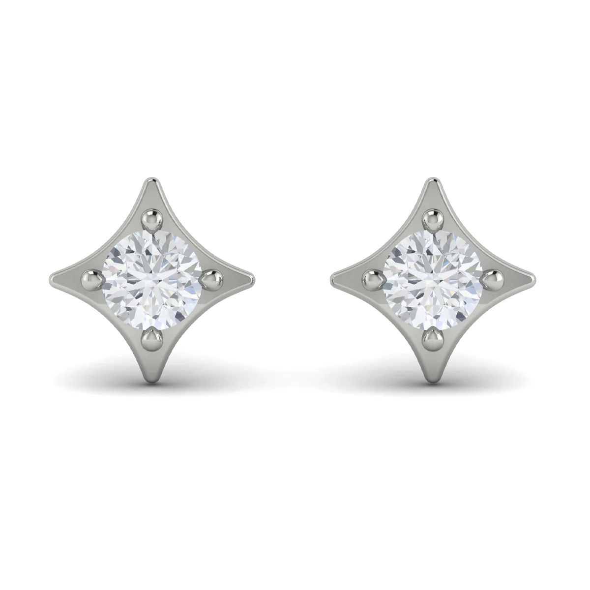 Vlora Estrella 14K Diamond Star Stud Earrings (Diamond 0.44CTW) - Image 4