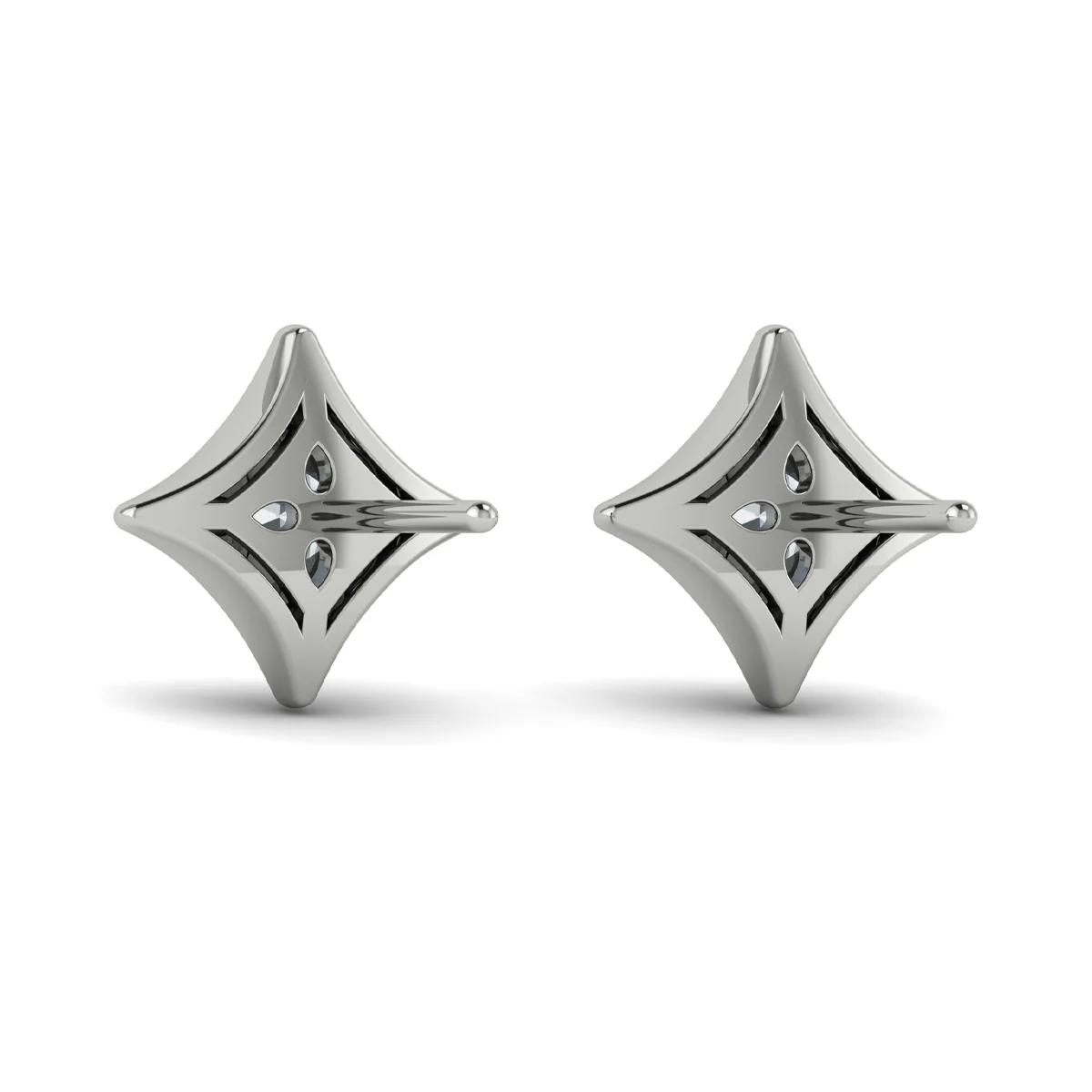 Vlora Estrella 14K Diamond Star Stud Earrings (Diamond 0.44CTW) - Image 5