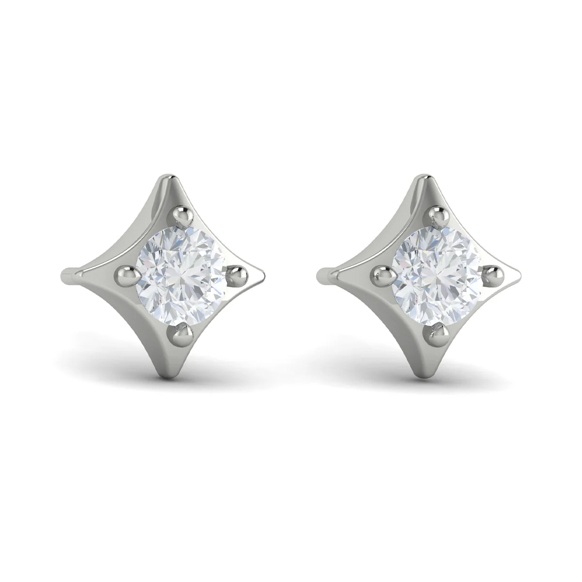 Vlora Estrella 14K Diamond Star Stud Earrings (Diamond 0.44CTW) - Image 6