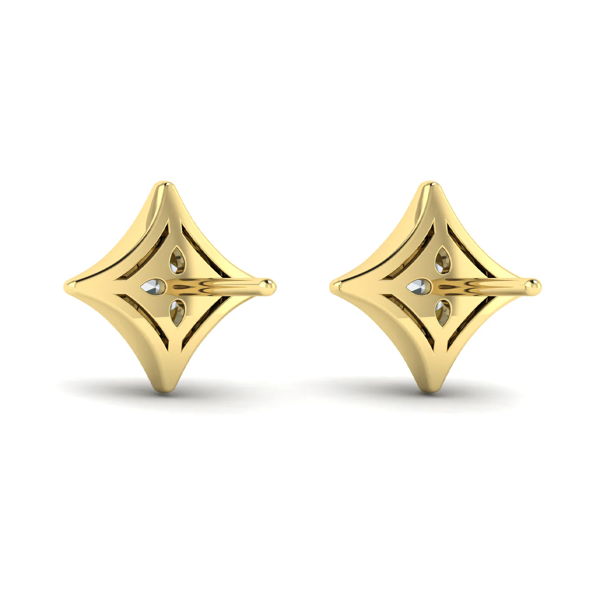 Vlora Estrella 14K Diamond Star Stud Earrings (Diamond 0.44CTW) - Image 8