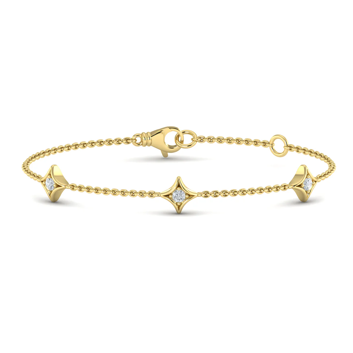 Vlora Estrella 14K Diamond Multi Vlora Star Bracelet (0.18CTW) - Image 5