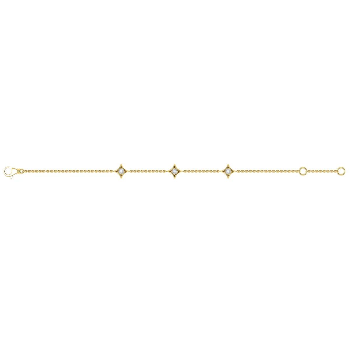 Vlora Estrella 14K Diamond Multi Vlora Star Bracelet (0.18CTW) - Image 6