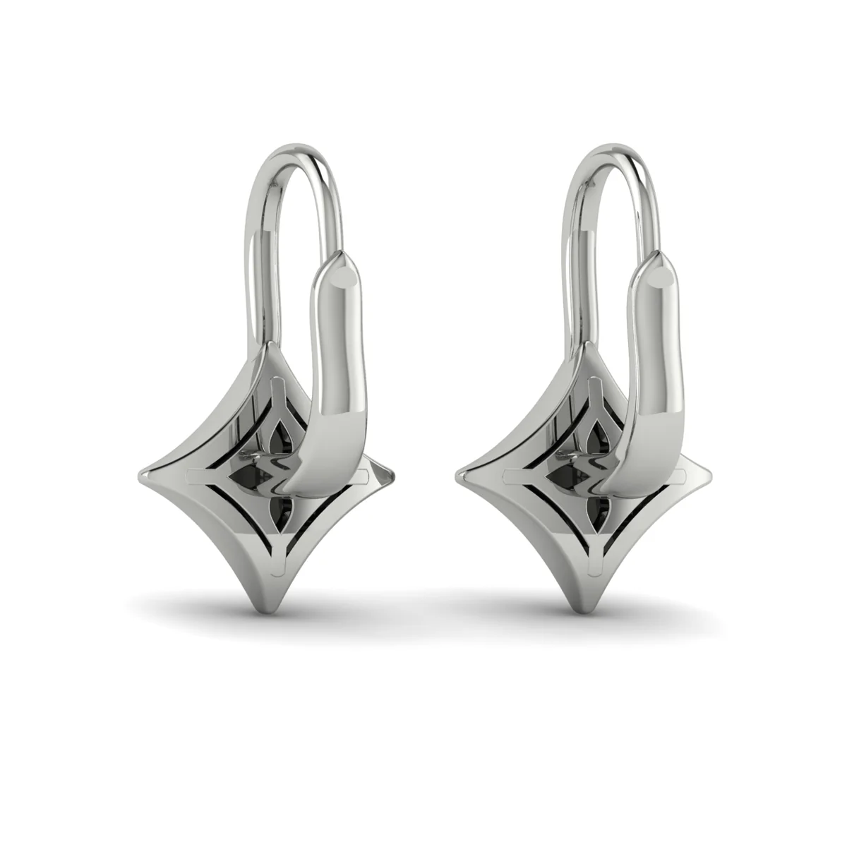 Vlora Estrella 14K Diamond Vlora Star Channel Set Huggie Earrings (0.46CTW) - Image 5