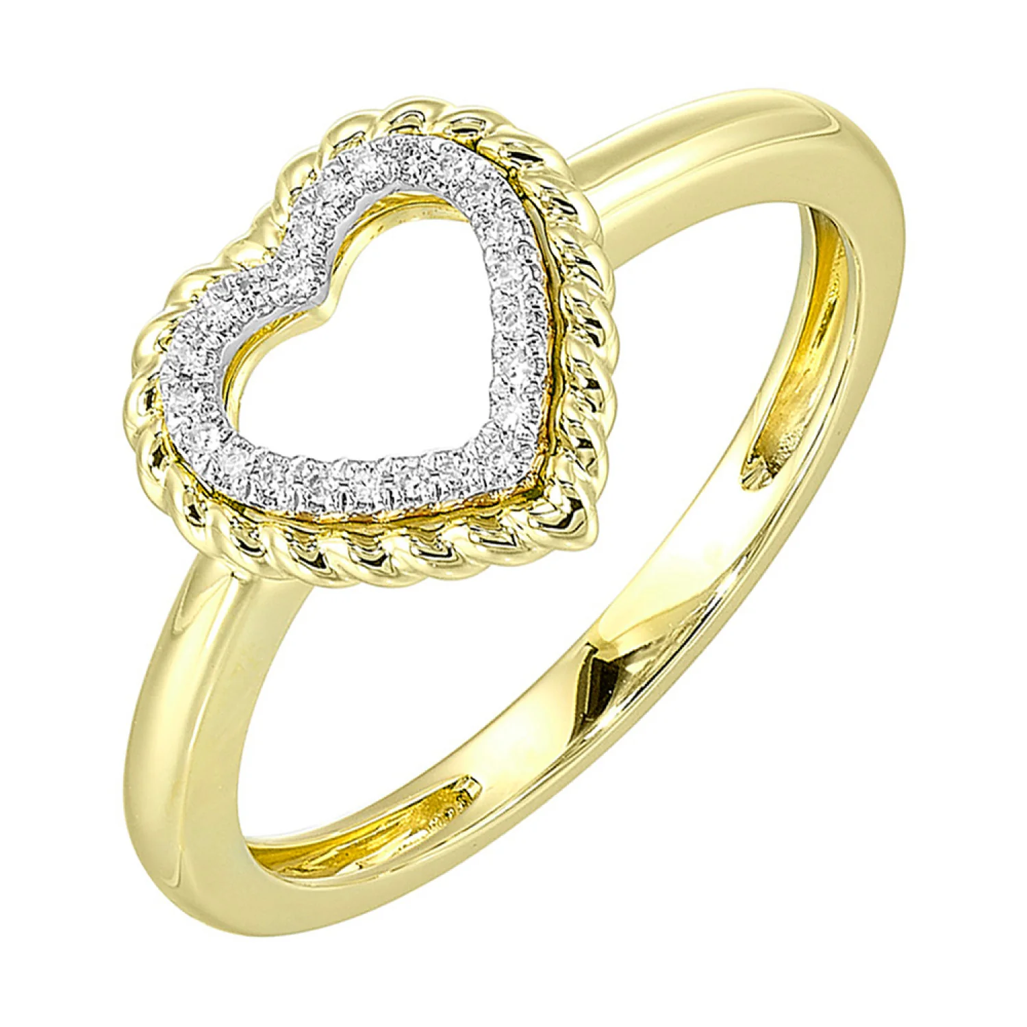 Diamond Heart Ring