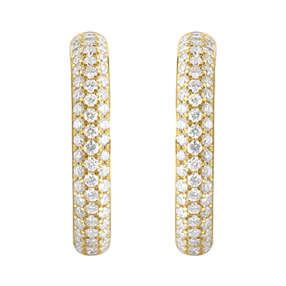 14Kt Yellow Gold Diamond 1 1/2Ctw Earring