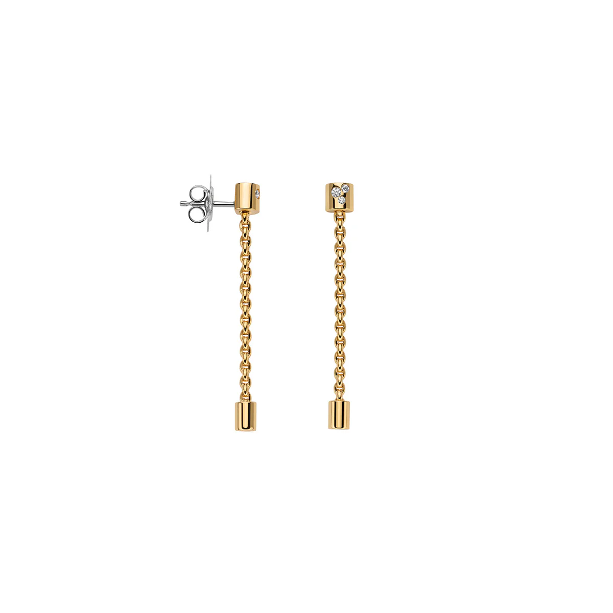 FOPE Aria Mesh Diamond Earrings - Image 2