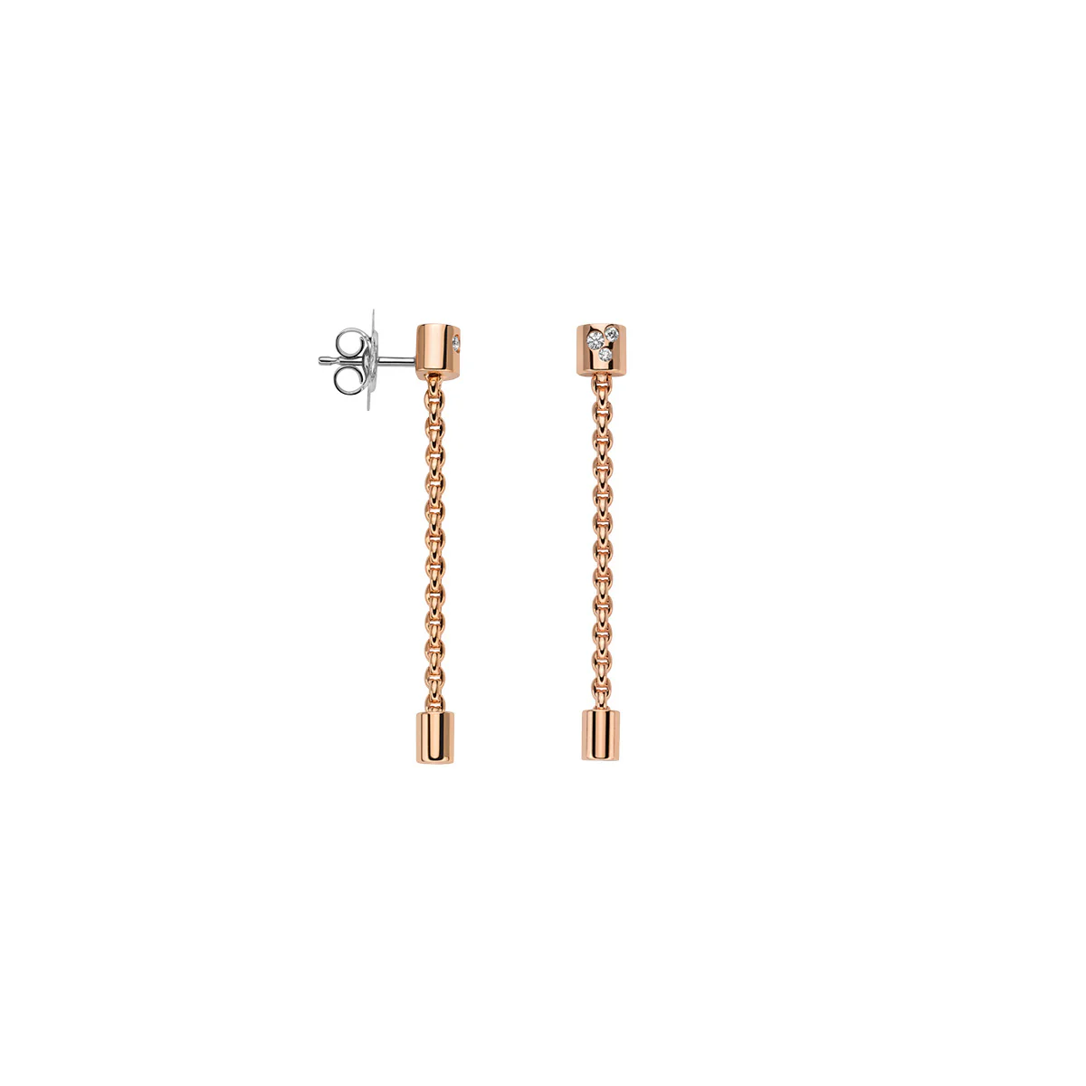 FOPE Aria Mesh Diamond Earrings - Image 3