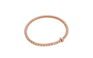 Fope EKA 18K Gold Bracelet with Diamond Accent (0.01CTW) - Image 3