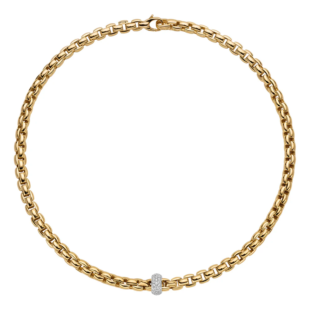 Fope EKA 18K Gold Diamond Necklace (0.40 CTW) - Image 2