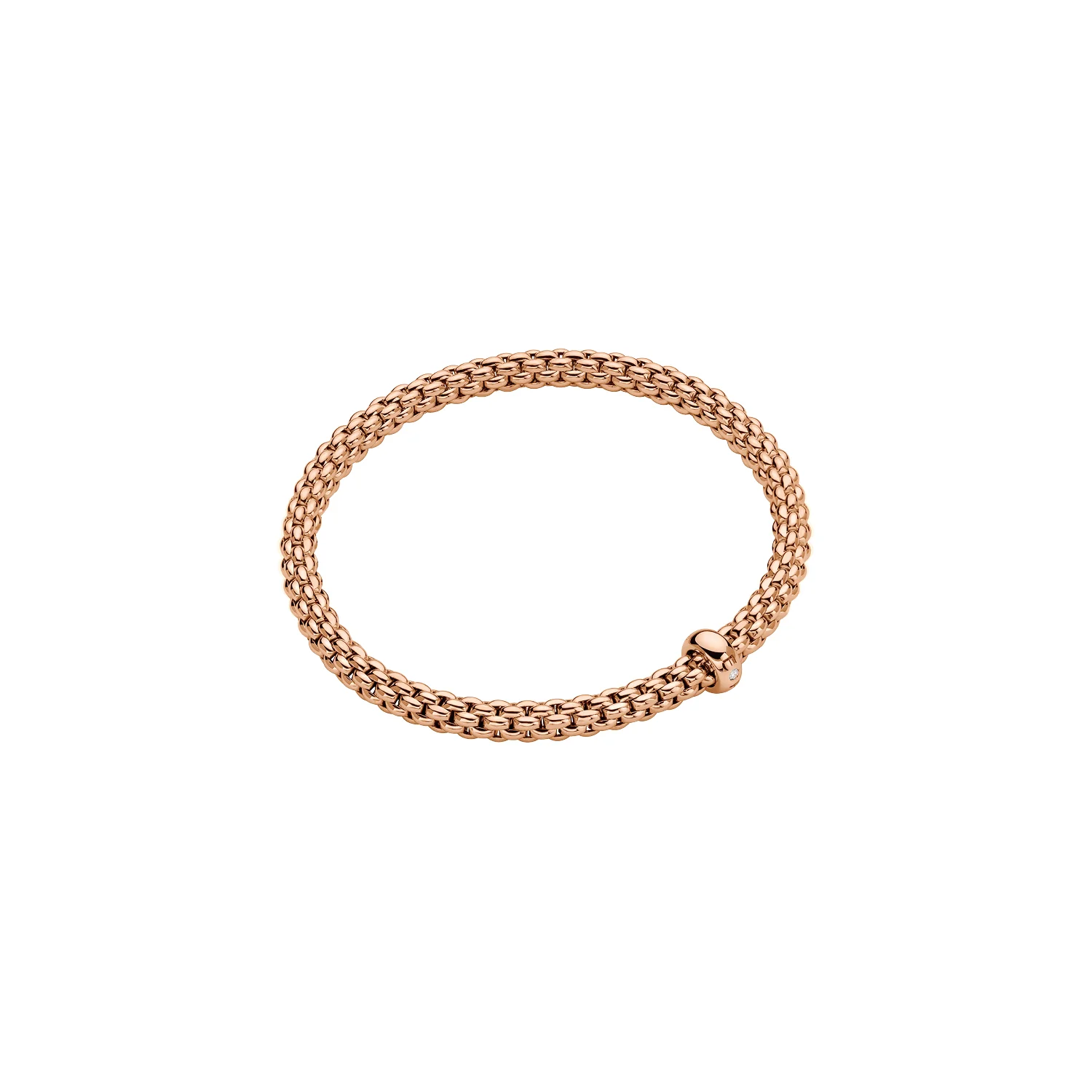 Fope SOLO 18K Gold Diamond Bracelet (0.01 CTW) - Image 3