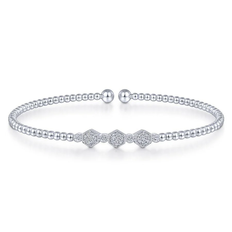 Gabriel & Co. Bujukan White Gold Bracelet (0.13 CTW)