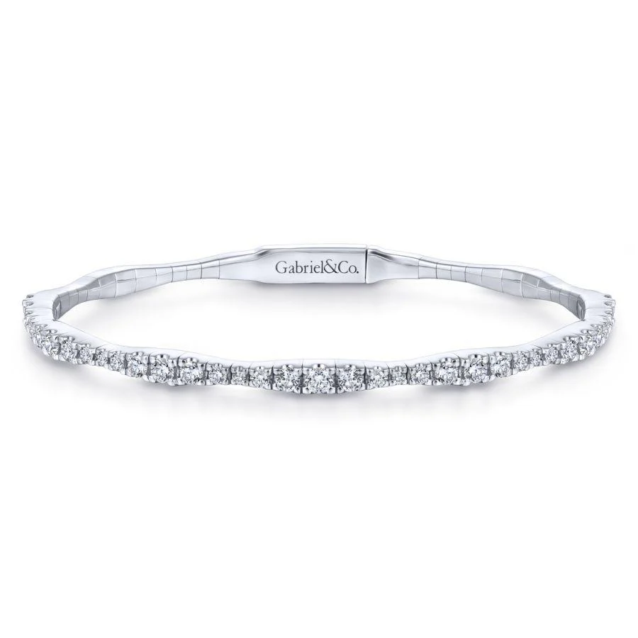 Gabriel & Co. Demure White Gold Bracelet (1.10 CTW)