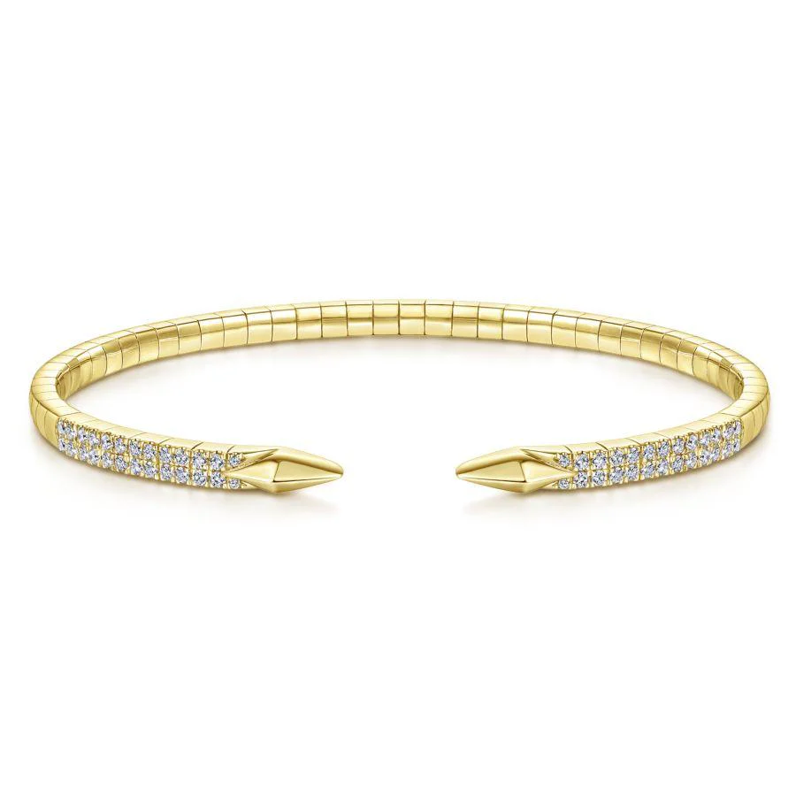 Gabriel & Co. Demure Yellow Gold Bracelet (0.49 CTW)