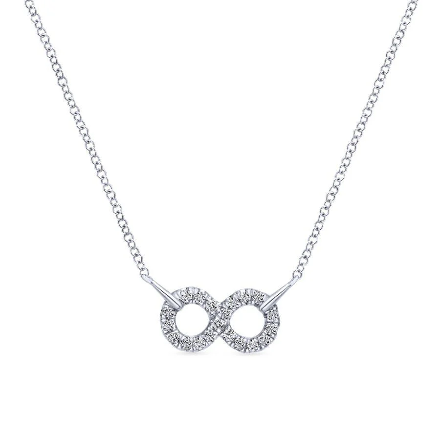 Gabriel & Co. Eternal Love Sterling Silver Necklace - Image 2