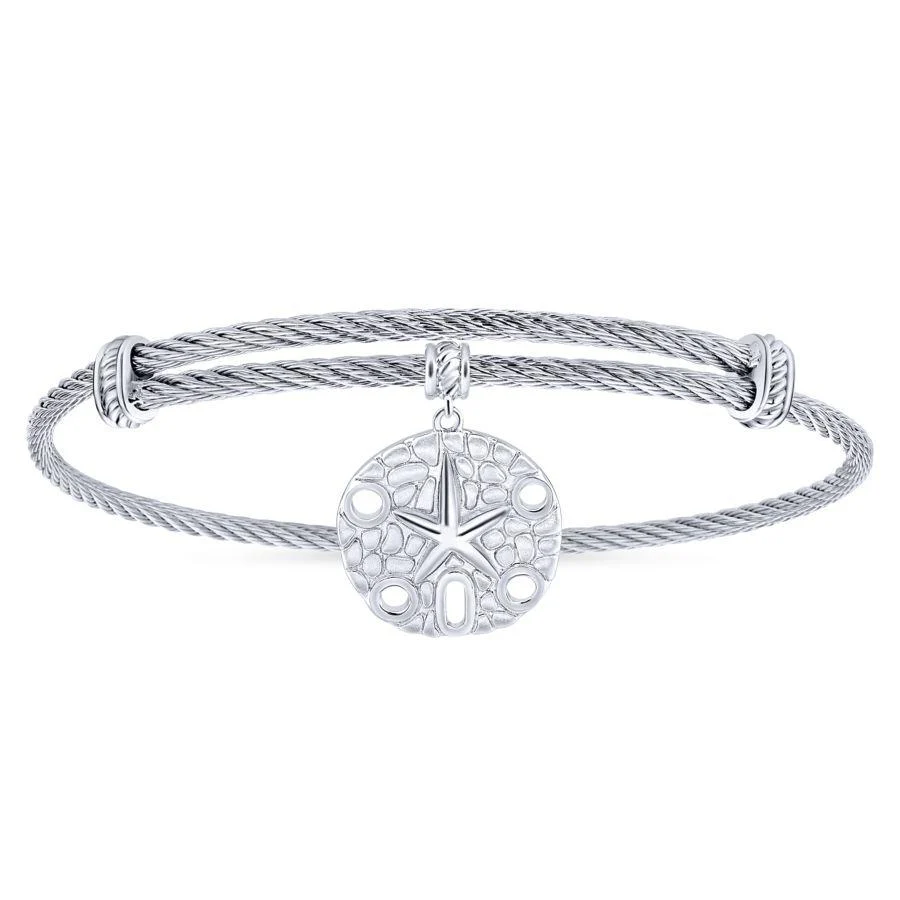 Gabriel & Co. Sand Dollar Charm Bracelet