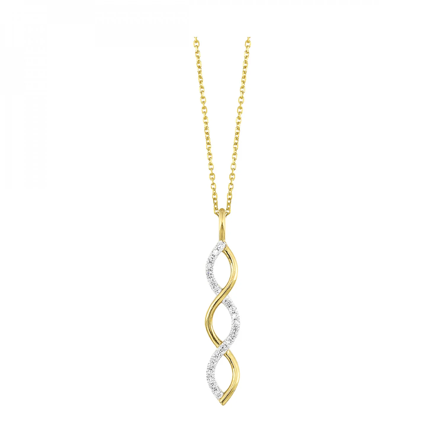 Gold Diamond Pendant