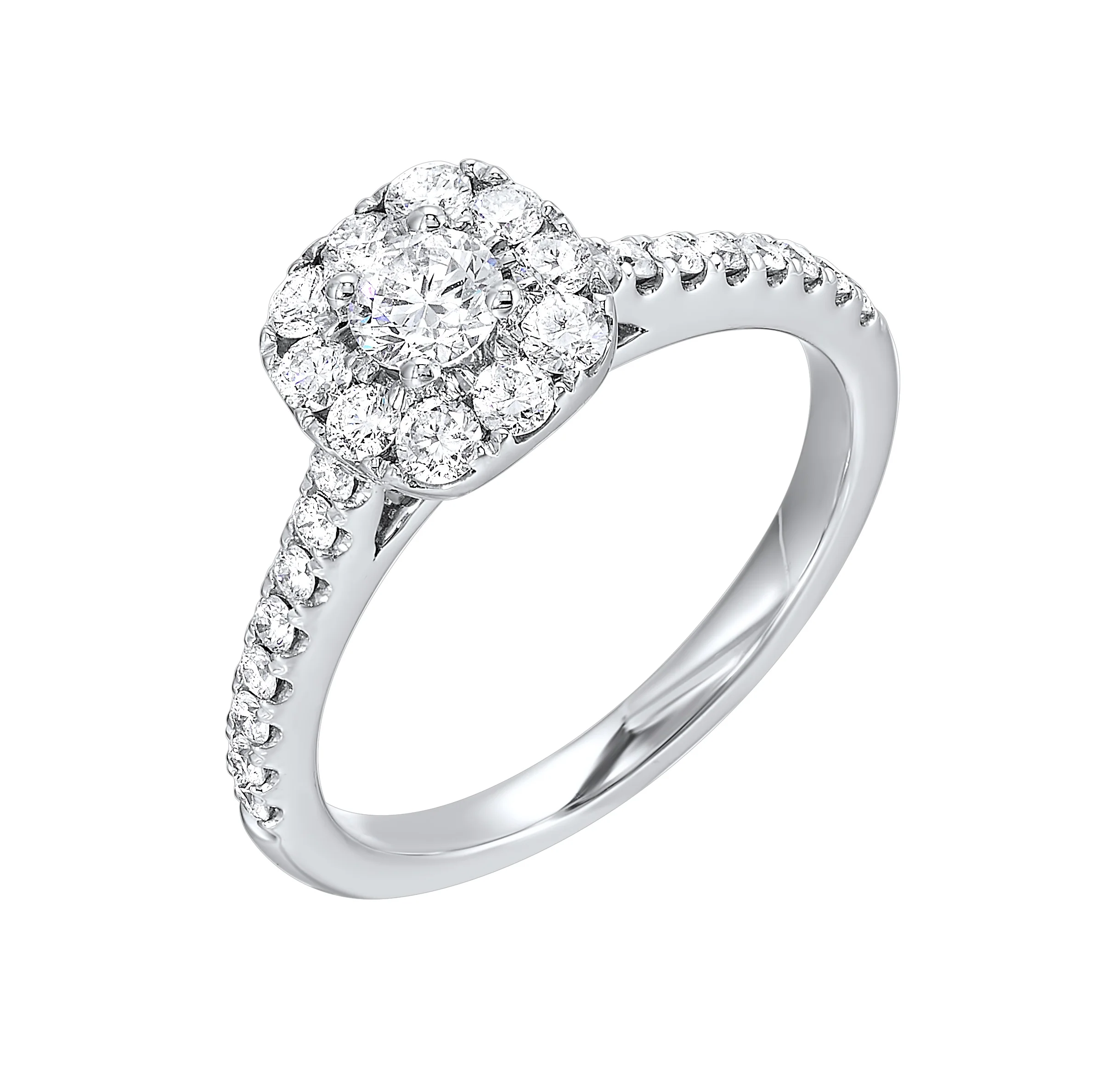 Halo Complete Engagement Ring (0.87) - Image 2