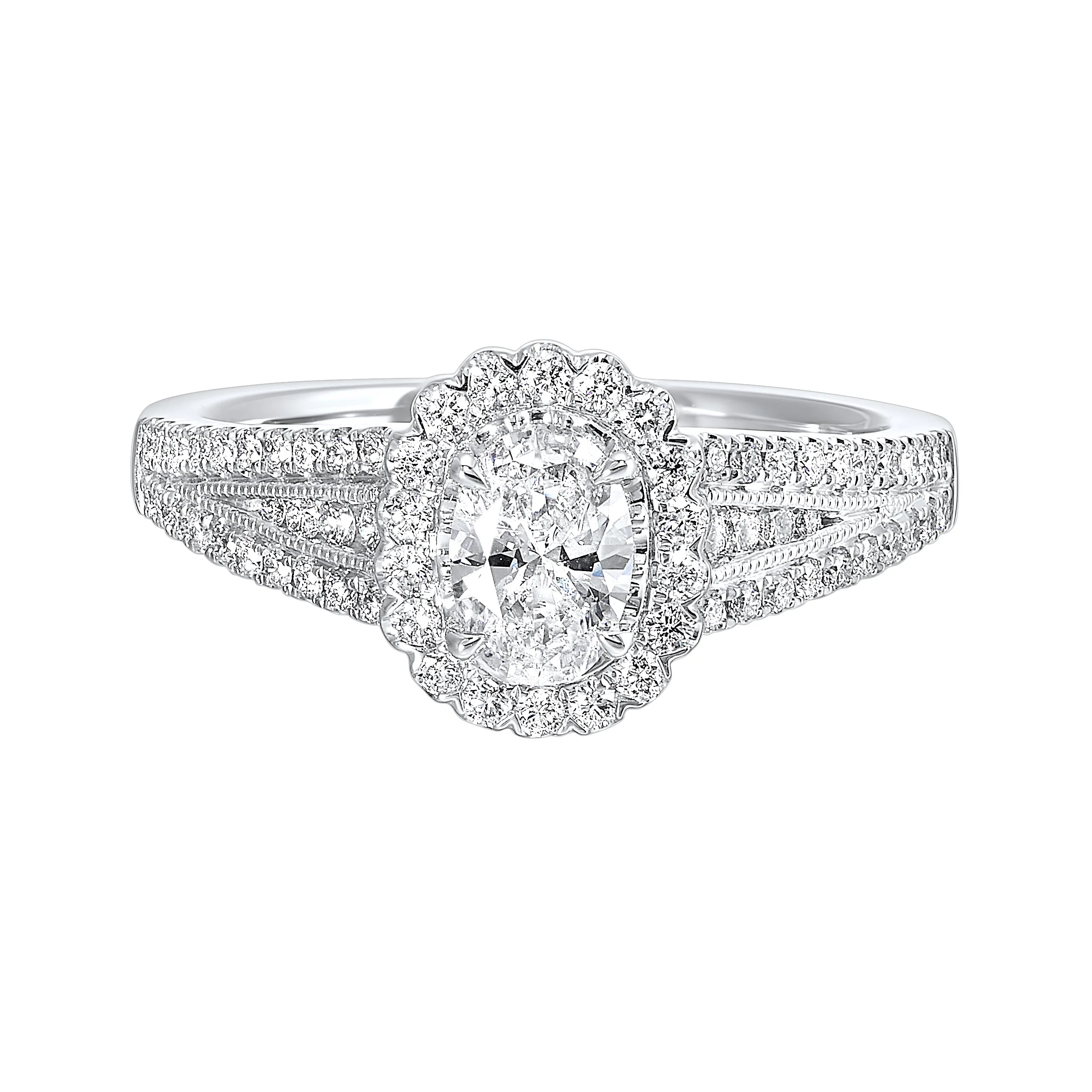 Halo Complete Engagement Ring (0.95 CTW) - Image 2