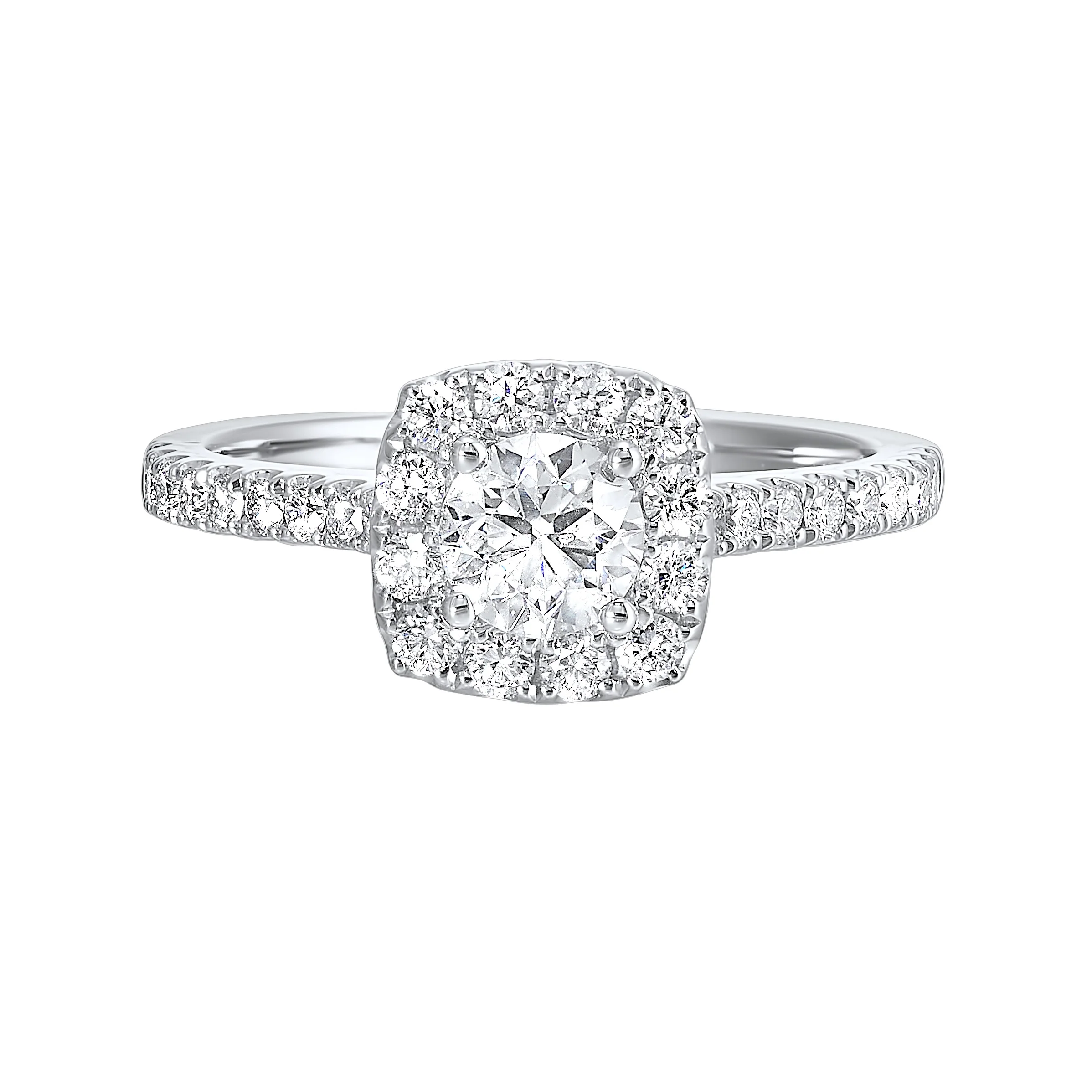 Halo Complete Engagement Ring (0.98 CTW) - Image 2