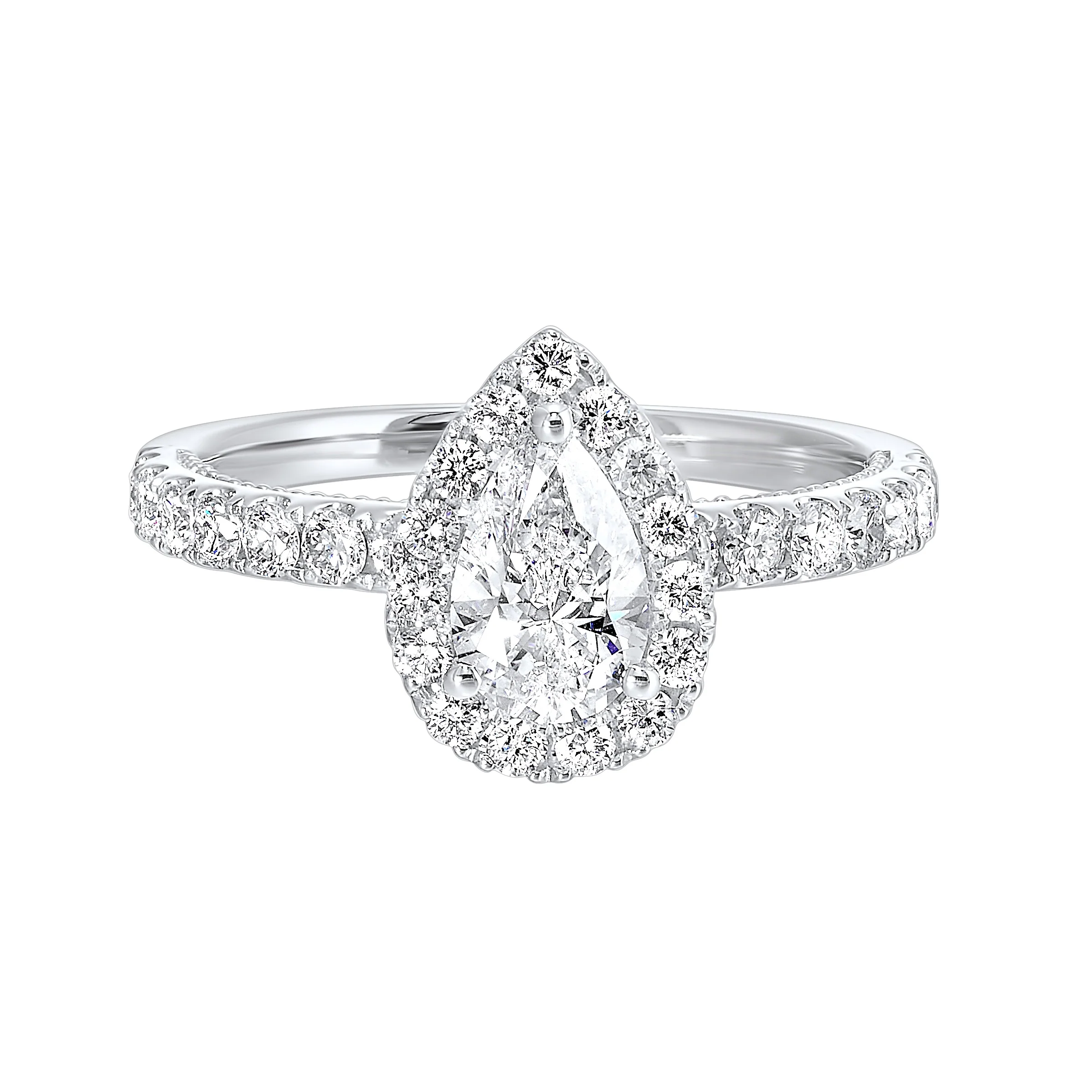 Halo Complete Engagement Ring (1.22 CTW)