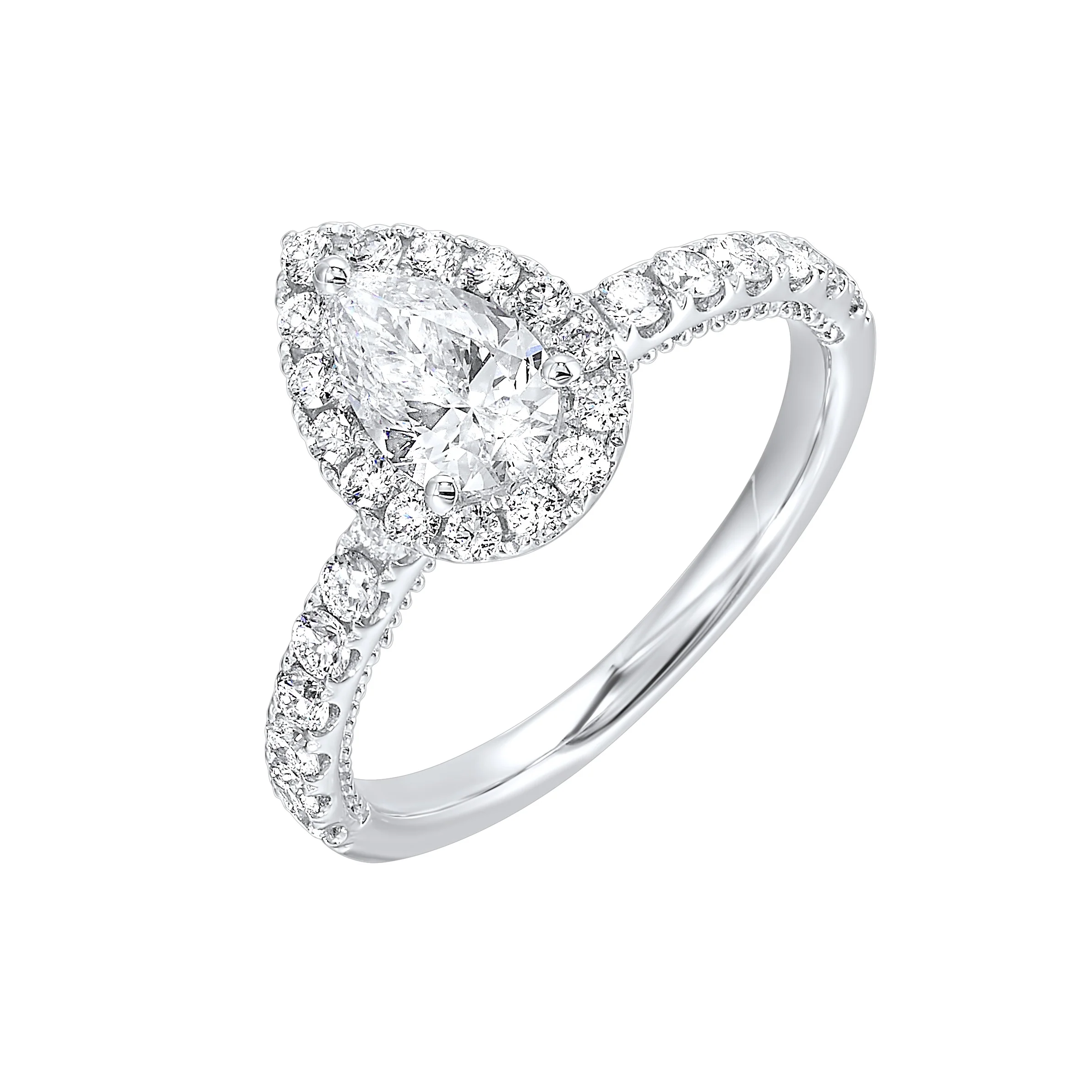 Halo Complete Engagement Ring (1.22 CTW) - Image 2
