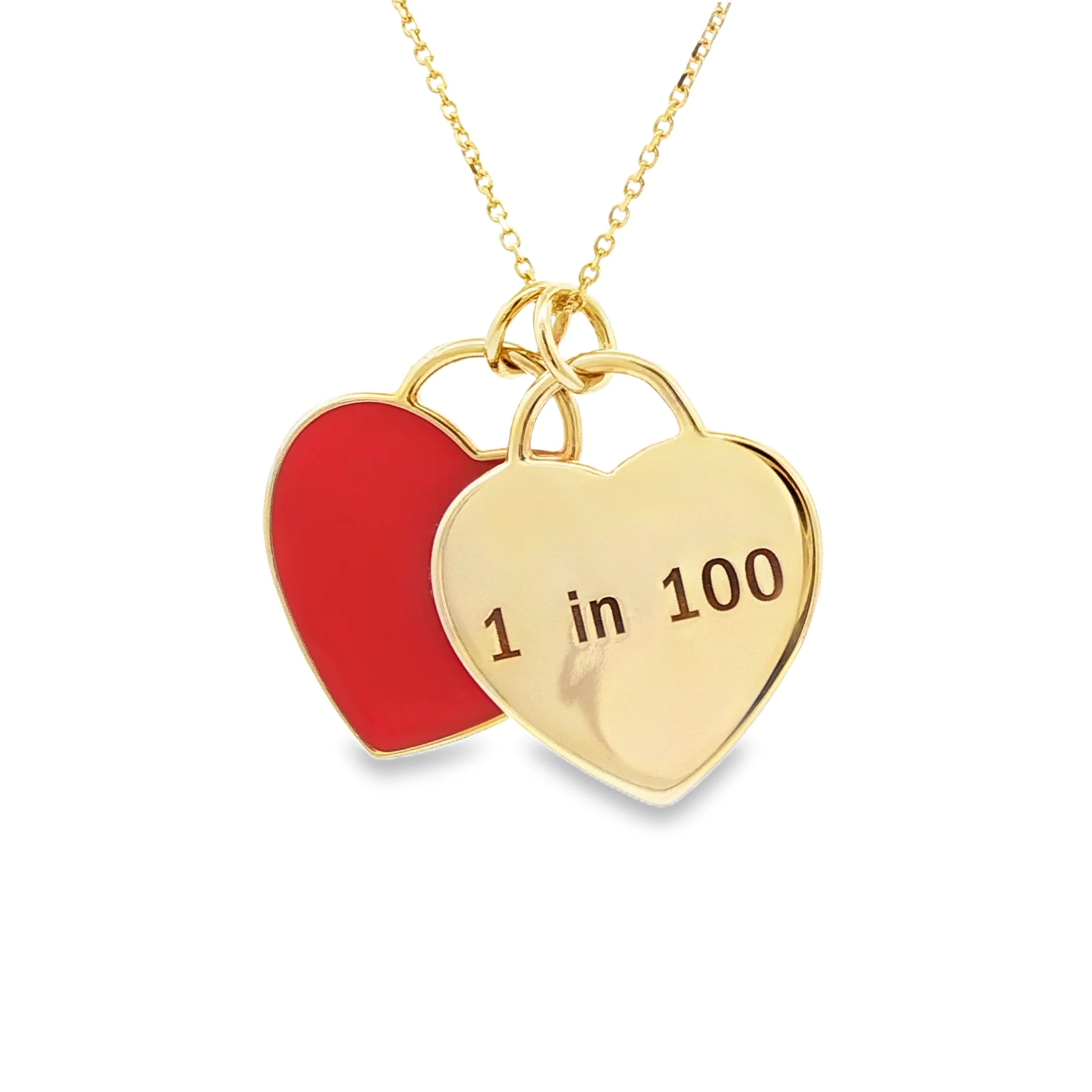 HeartWorks Double Heart Necklace - Image 2