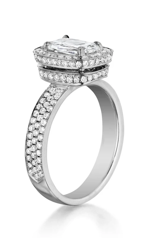 Henri Daussi Cushion Collection Diamond Ring Setting (0.75 CTW) - Image 2