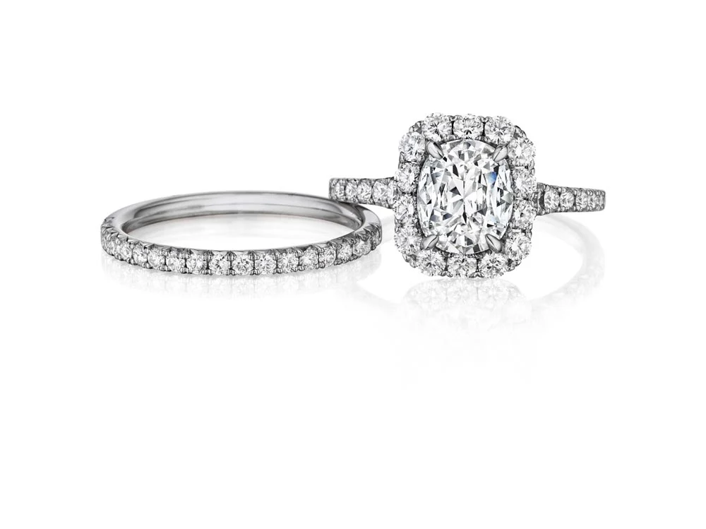 Henri Daussi Cushion Collection Diamond Ring Setting (0.80 CTW) - Image 3