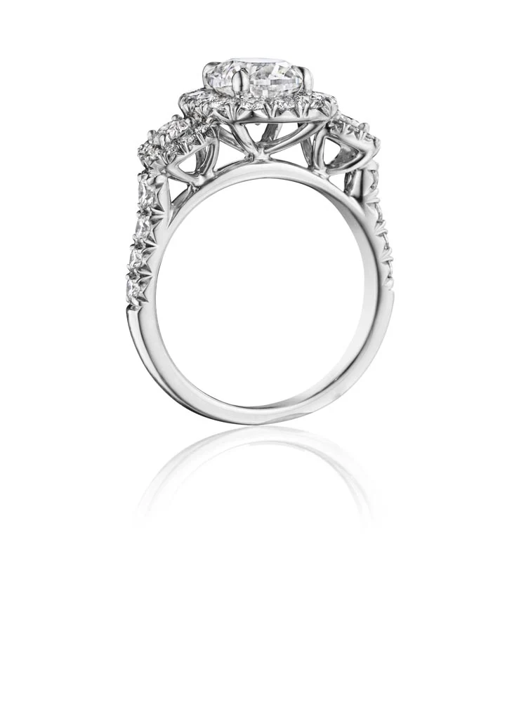 Henri Daussi Cushion Collection Diamond Ring Setting (0.80 CTW) - Image 2