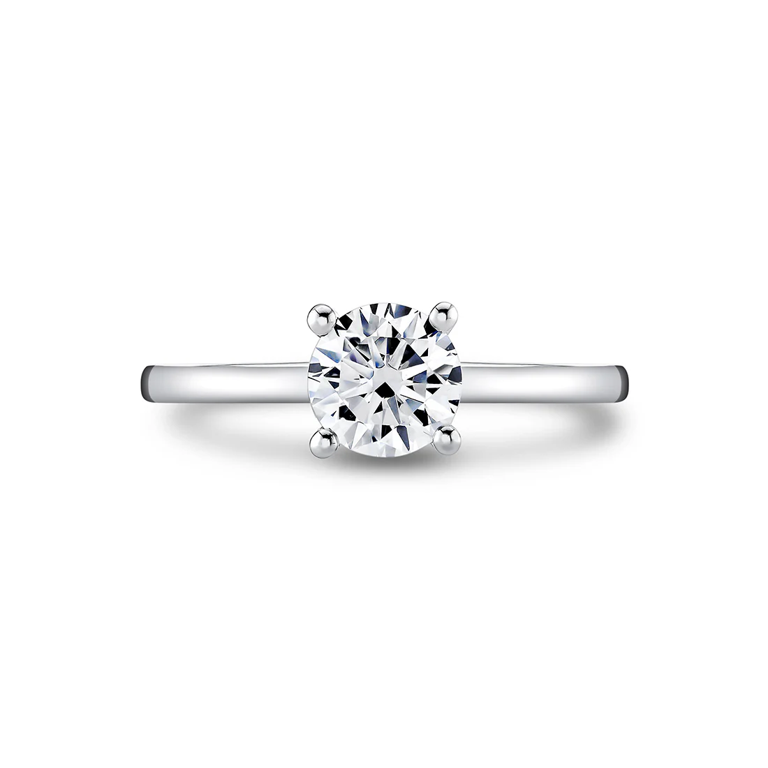 Iconelle Solitaire Two Tone Engagement Ring - Cecily - Image 2