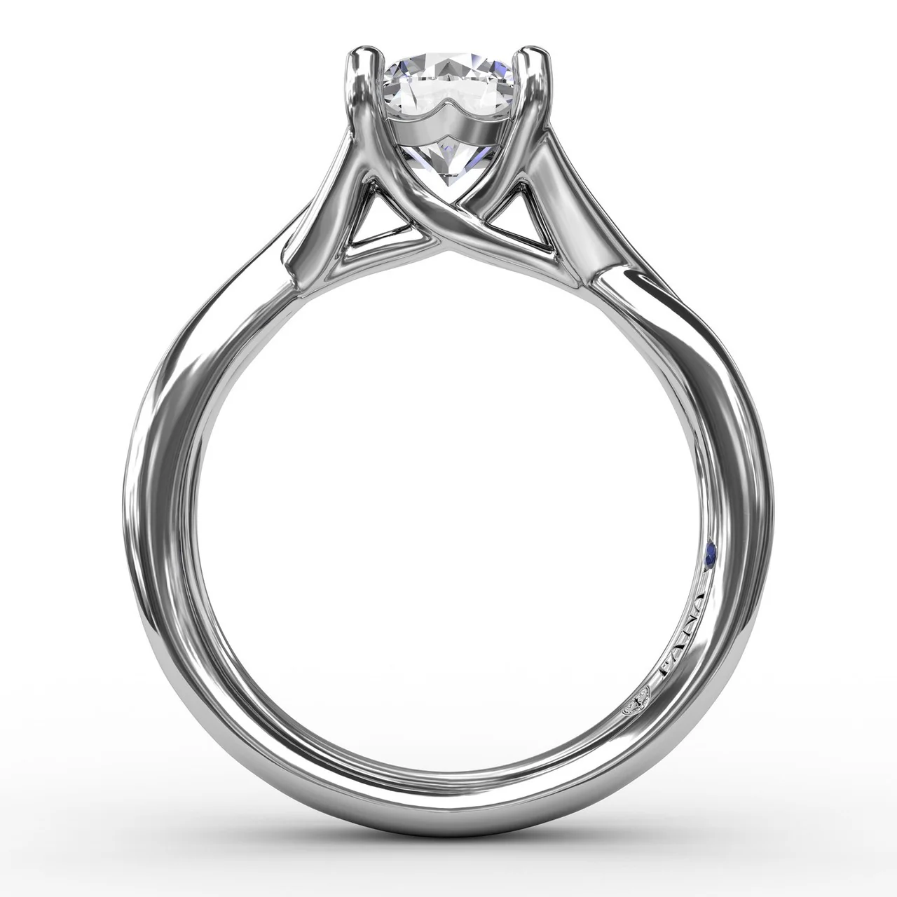 FANA Infinity Solitaire Engagement Ring Setting - Image 2