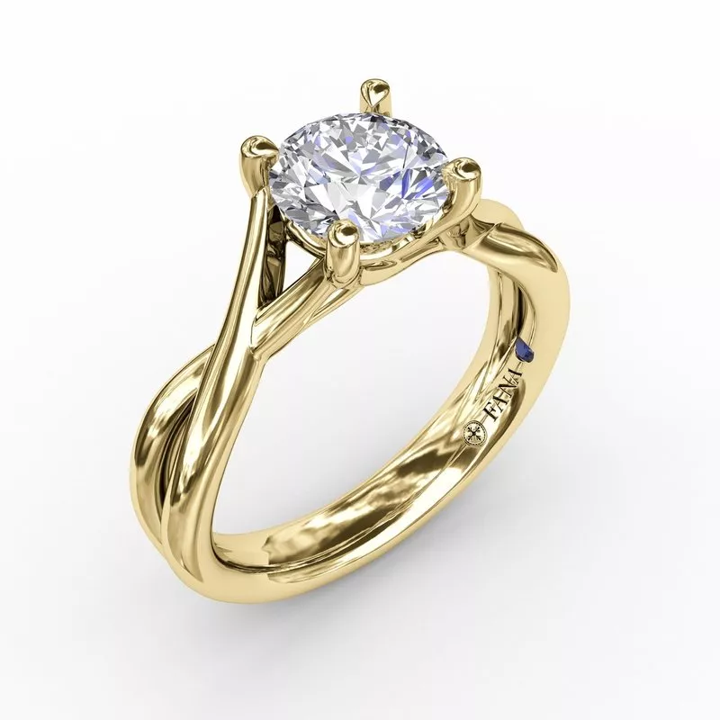 FANA Infinity Solitaire Engagement Ring Setting - Image 4