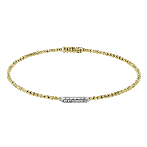 Simon G Bangle in 18k Gold with Diamonds