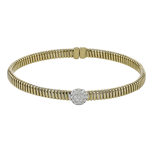 Simon G Bangle in 18k Gold with Diamonds