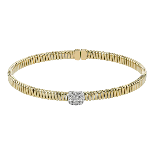 Simon G Bangle in 18k Gold with Diamonds