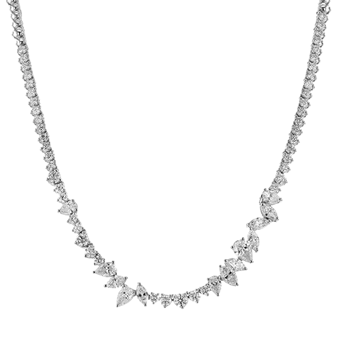 Simon G ln4075 Necklace in 18k Gold with Diamonds