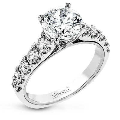 Simon G. Round Engagement Ring Setting (.86 CTW)