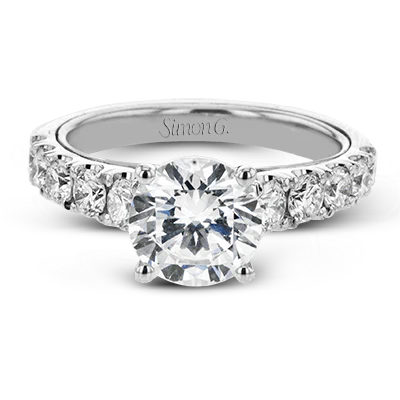 Simon G. Round Engagement Ring Setting (.86 CTW) - Image 2