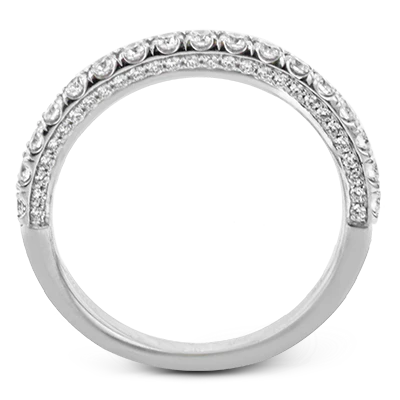 Simon G. Wedding Band in 18k Gold with Diamonds - Image 6