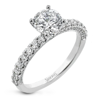 Simon G. Round Engagement Ring Setting