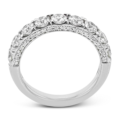 Simon G. Wedding Band in 18k Gold with Diamonds - Image 6