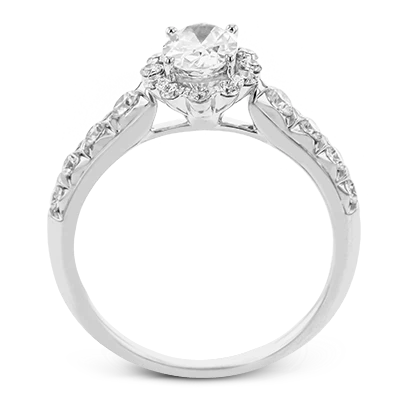 Simon G. Oval Engagement Ring Setting