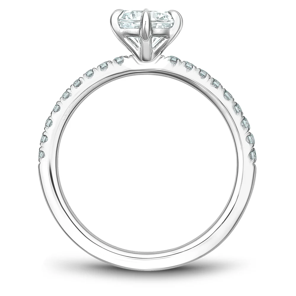 Noam Carver White Gold 6-Prong Diamond Engagement Ring Setting (0.23 CTW) - Image 3