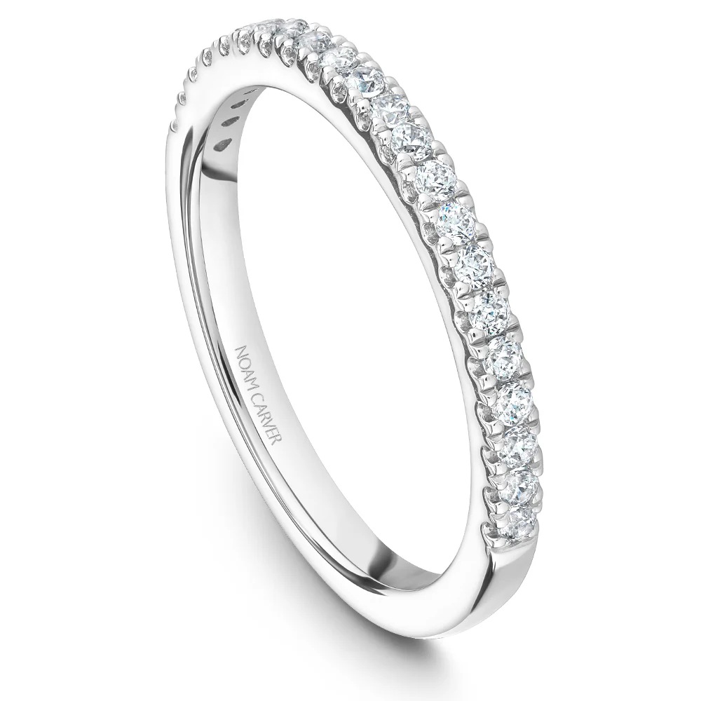 Noam Carver White Gold 6-Prong Diamond Engagement Ring Setting (0.23 CTW) - Image 5
