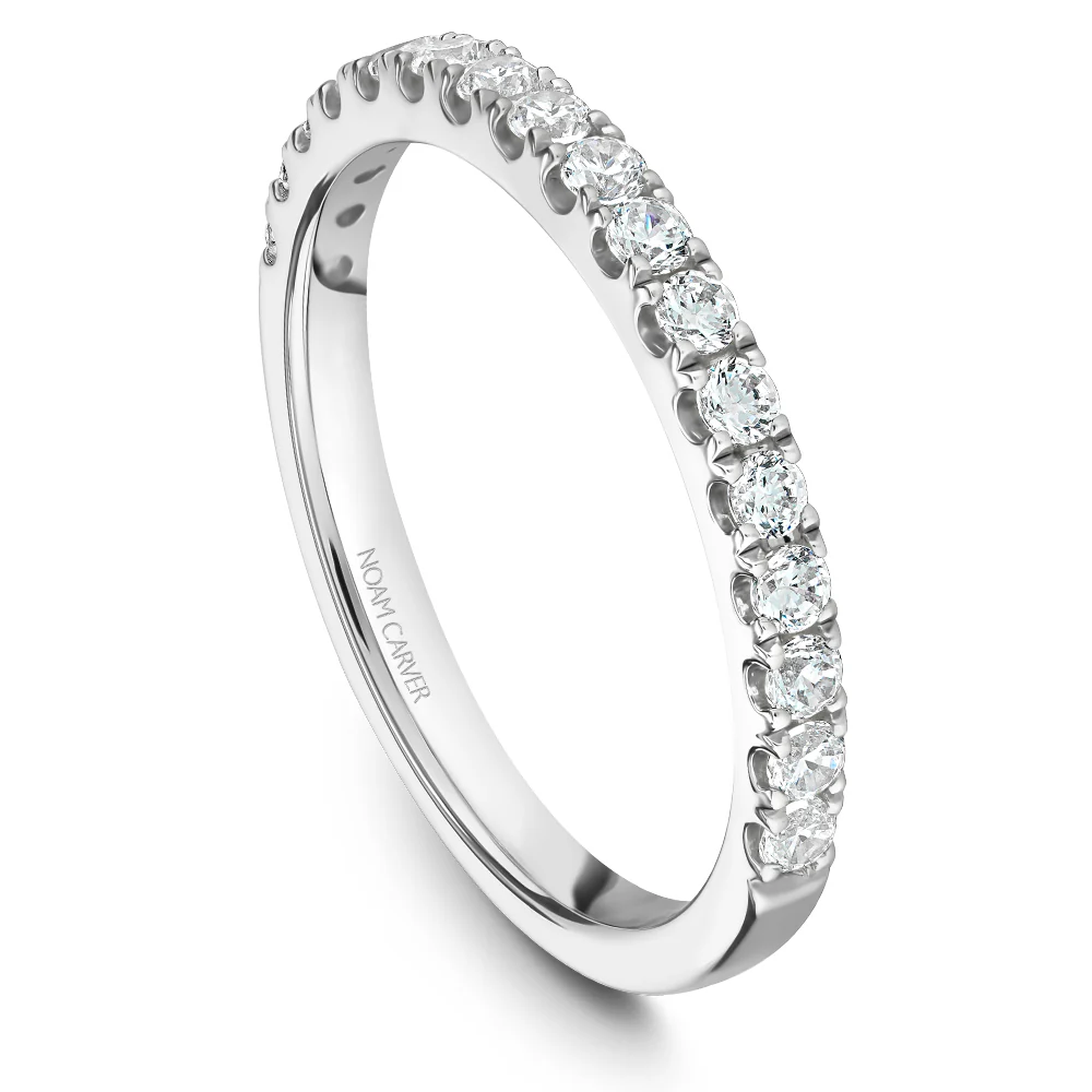 Noam Carver White Gold 6-Prong Solitaire Engagement Ring Setting - Image 5