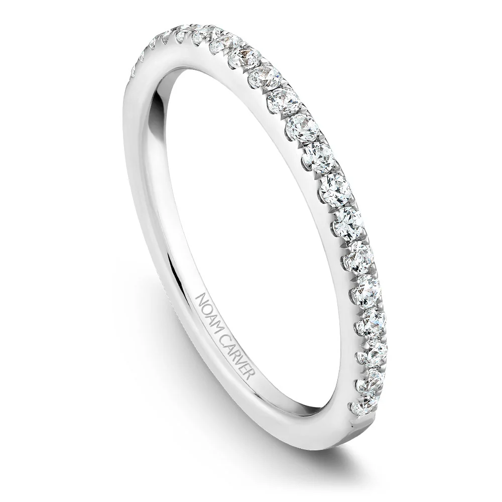 Noam Carver White Gold Diamond Engagement Ring Setting (0.16 CTW) - Image 5