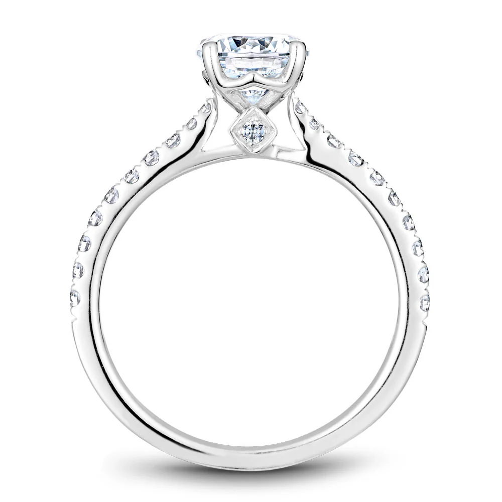 Noam Carver White Gold Diamond Engagement Ring Setting (0.27 CTW) - Image 3